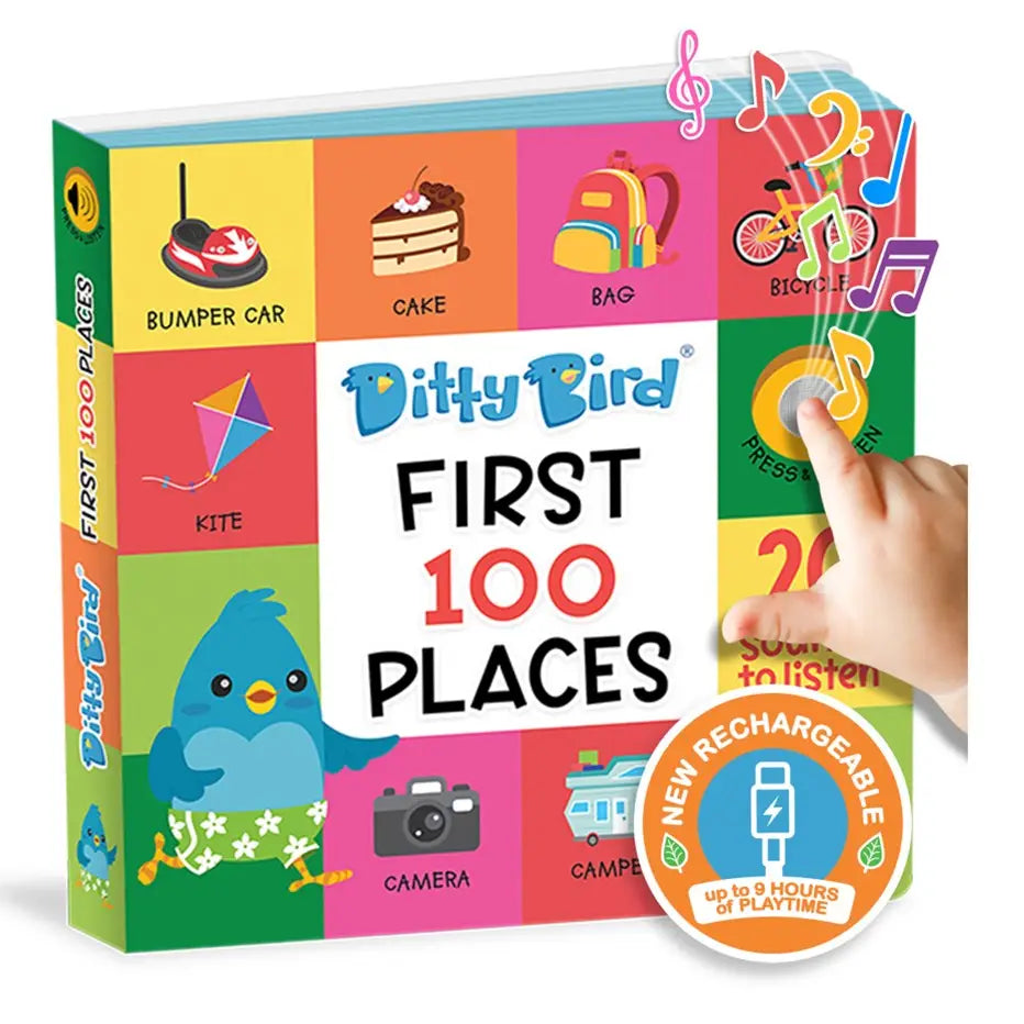 [Pre-Sale] First 100 Words about places - USB-C
