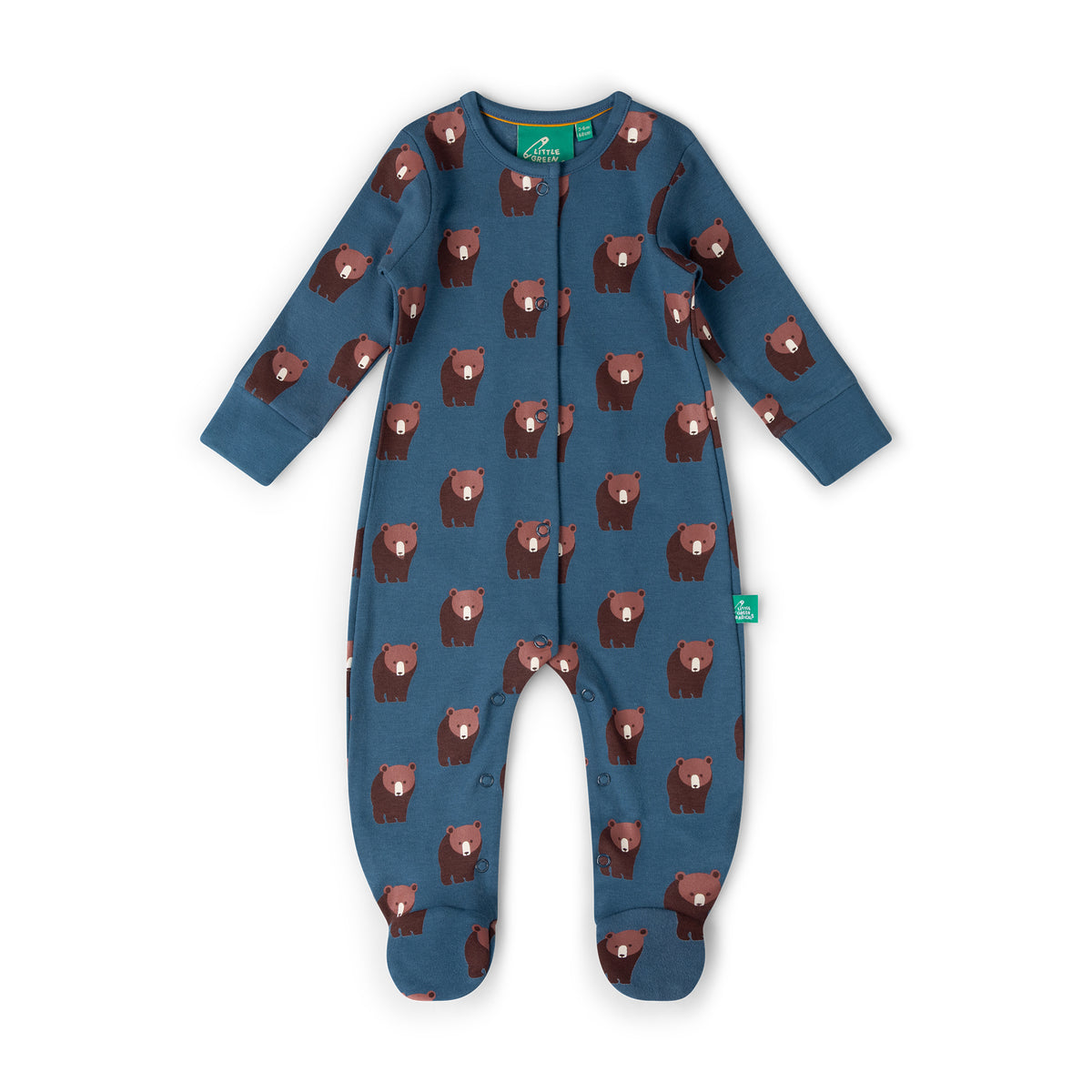 [Pre-Sale] Blue Bears Organic Babygrow: Blue