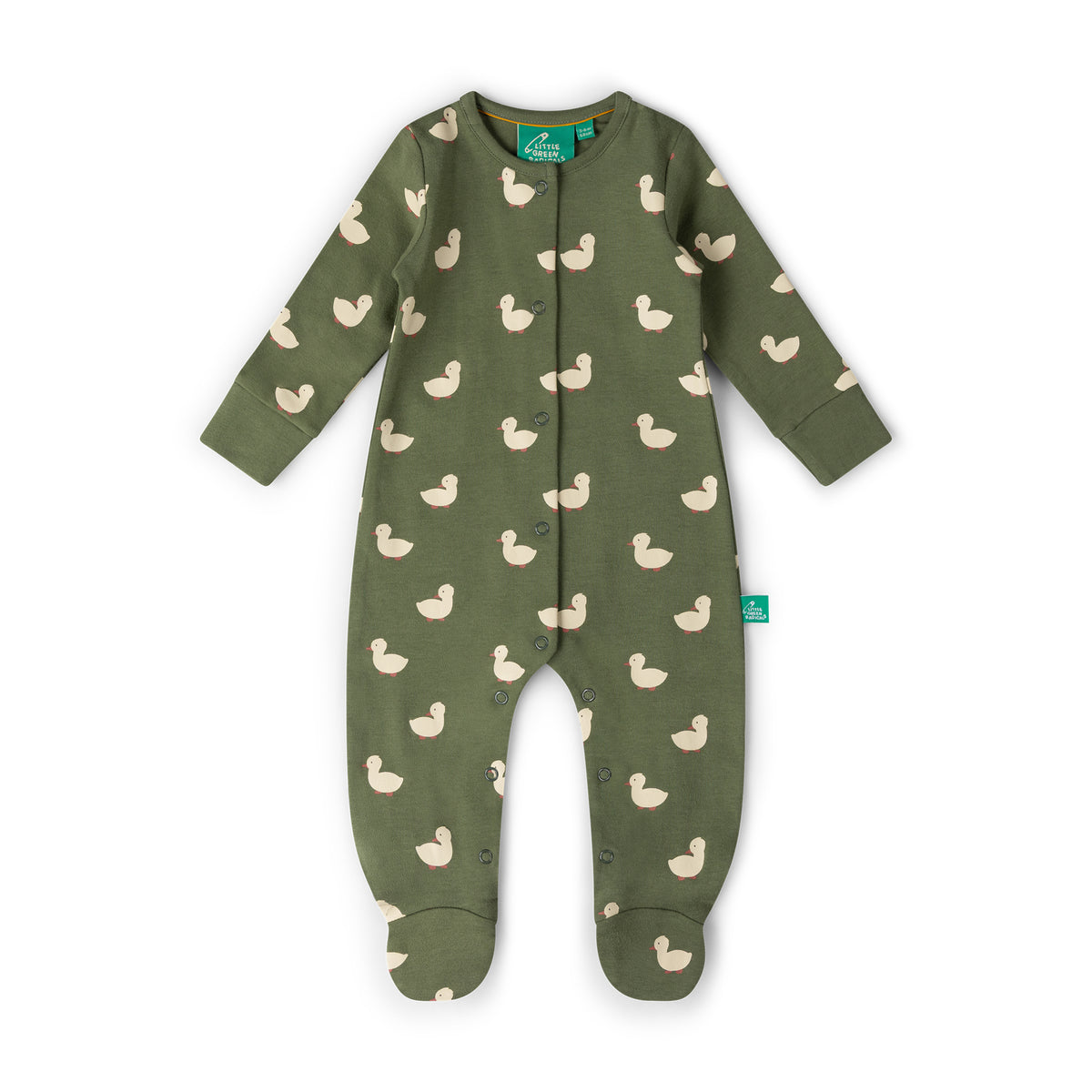 [Pre-Sale] Olive Ducks Organic Babygrow: Green