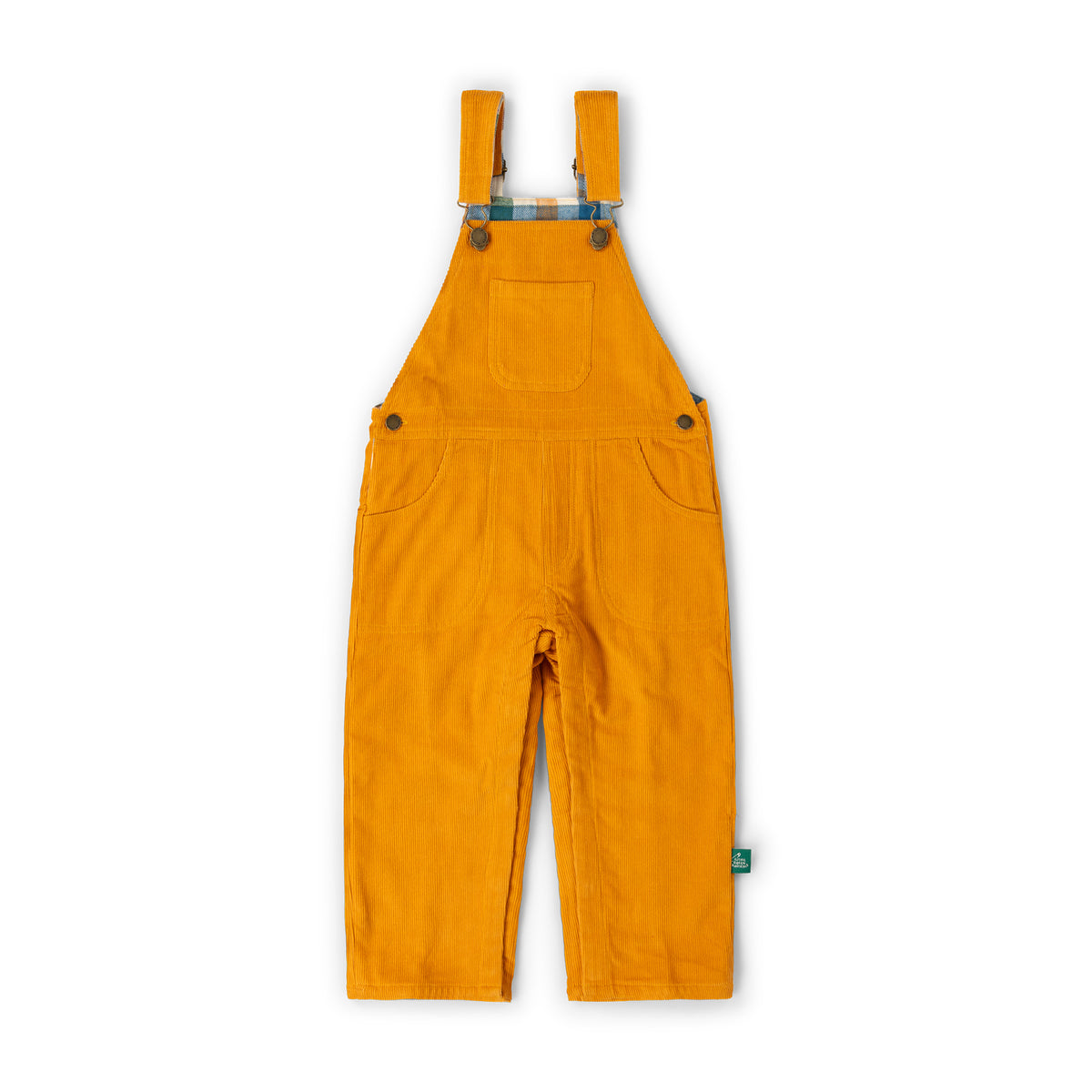[Pre-Sale] Sunflower Lined Corduroy Dungarees: Gold