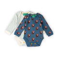 [Pre-Sale] Blue Bears Baby Bodysuit 2 Pack: Blue