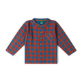 [Pre-Sale] Burnt Ochre Check Long Sleeve Shirt: Multi