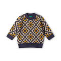 [Pre-Sale] Diamond Crochet Snuggly Knitted Jumper: Multi