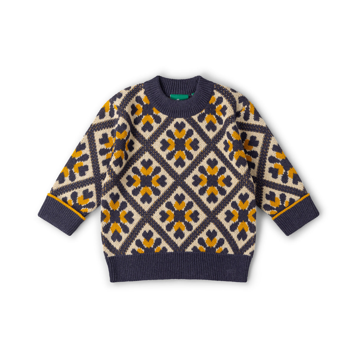 [Pre-Sale] Diamond Crochet Snuggly Knitted Jumper: Multi