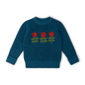[Pre-Sale] Tulips Knitted Jumper: Blue
