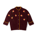 [Pre-Sale] Berry Petal Snuggly Knitted Cardigan: Purple