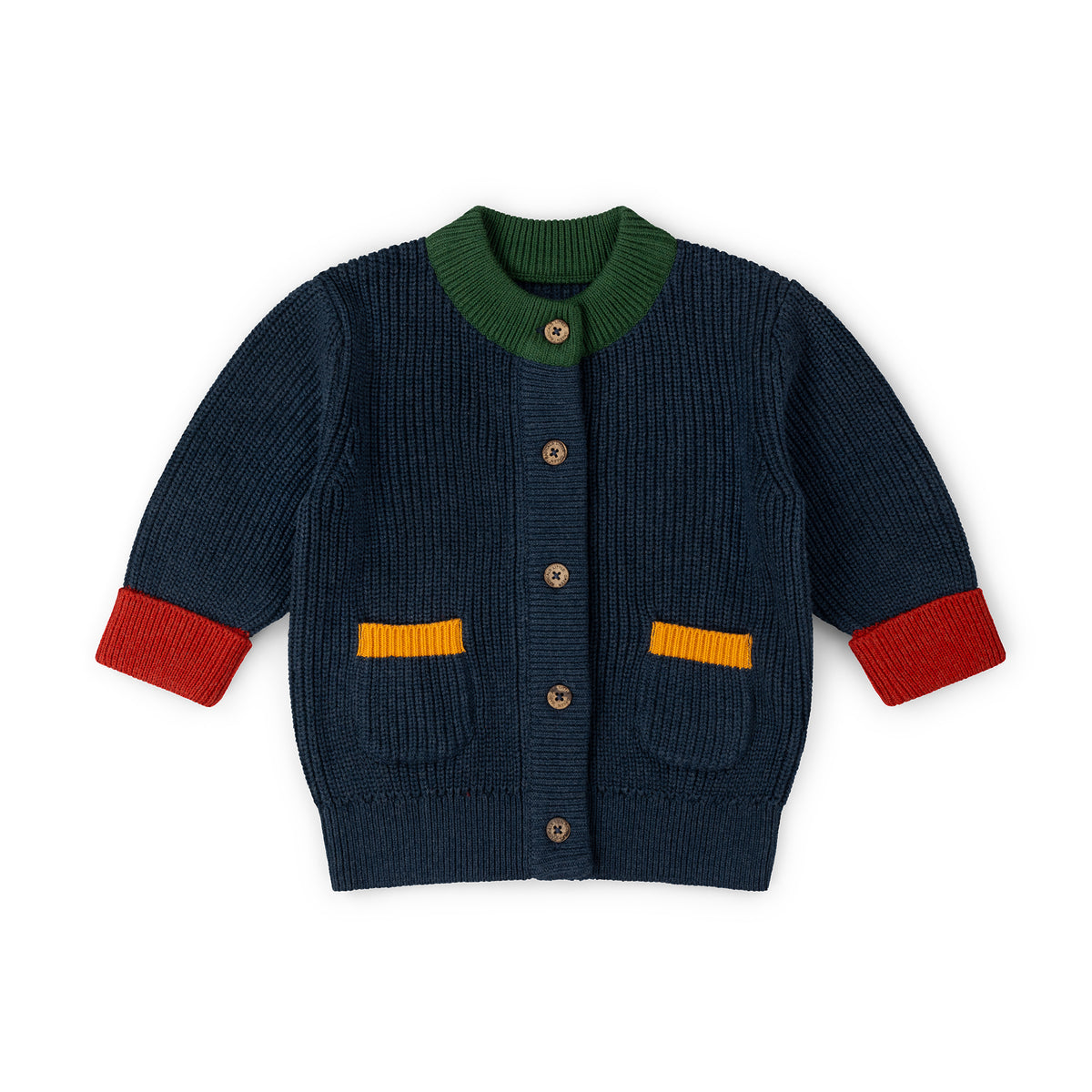 [Pre-Sale] Midnight Snuggly Knitted Cardigan: Blue