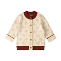 [Pre-Sale] Snow Penguins Knitted Cardigan: Cream