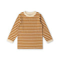 [Pre-Sale] Apricot Striped Long Sleeve T-Shirt: Gold