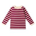 [Pre-Sale] Berry Striped Long Sleeve T-Shirt: Purple