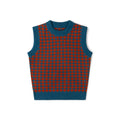 [Pre-Sale] Ginger Squares Knitted Pullover: Multi