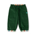 [Pre-Sale] Olive Check Reversible Pull On Trousers: Green