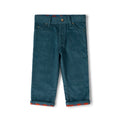 [Pre-Sale] Calm Sea Corduroy Lined Adventure Jeans: Blue