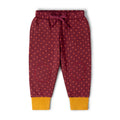 [Pre-Sale] Autumn Polkadot Knee Patch Cosy Joggers: Brown