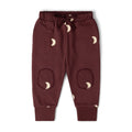 [Pre-Sale] Waxing Moon Knee Patch Cosy Joggers: Brown