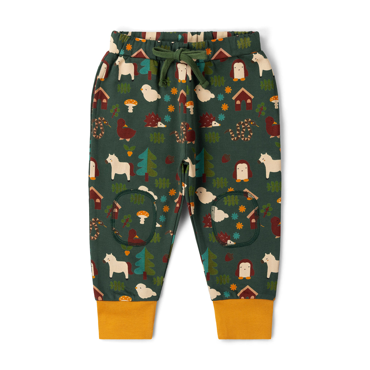 [Pre-Sale] Woodland World Knee Patch Cosy Joggers: Green