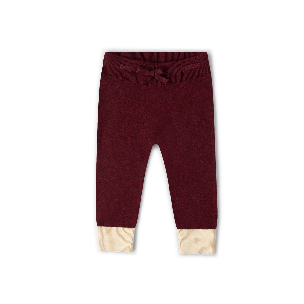 [Pre-Sale] Hazelnut Tie Waist Knitted Joggers: Purple