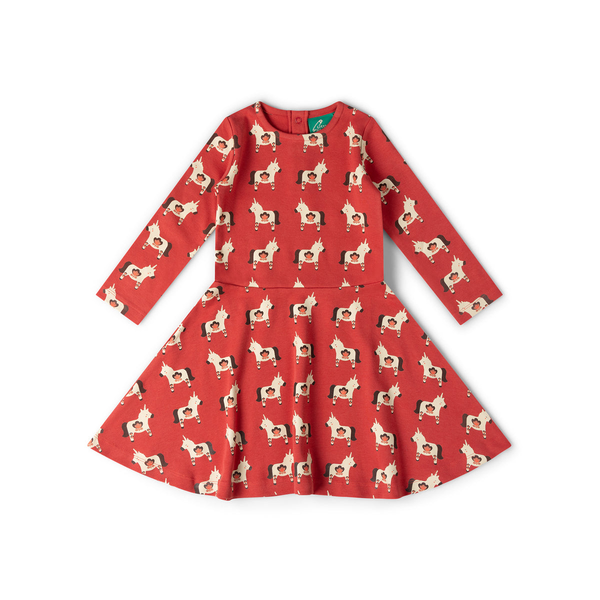 [Pre-Sale] Little Unicorns Long Sleeve Spinny Dress: Purple