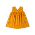 [Pre-Sale] Mushroom Corduroy Swing Dress: Gold