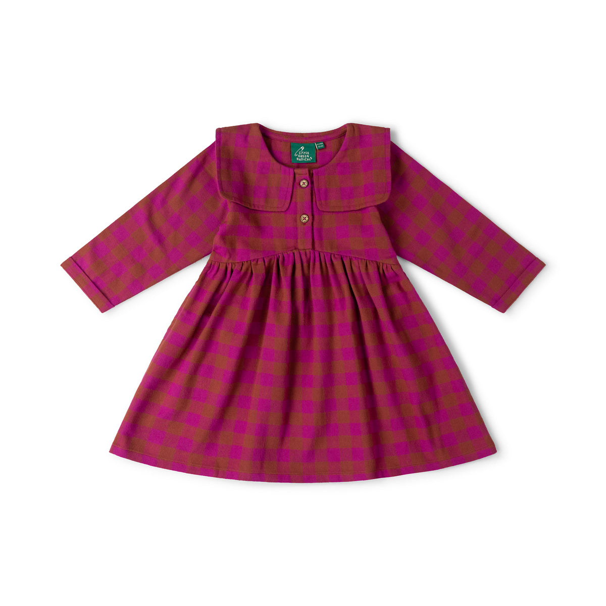 [Pre-Sale] Berry Check Sailor Dress: Multi
