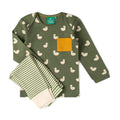 [Pre-Sale] Olive Ducks Organic T-Shirt & Jogger Playset: Green