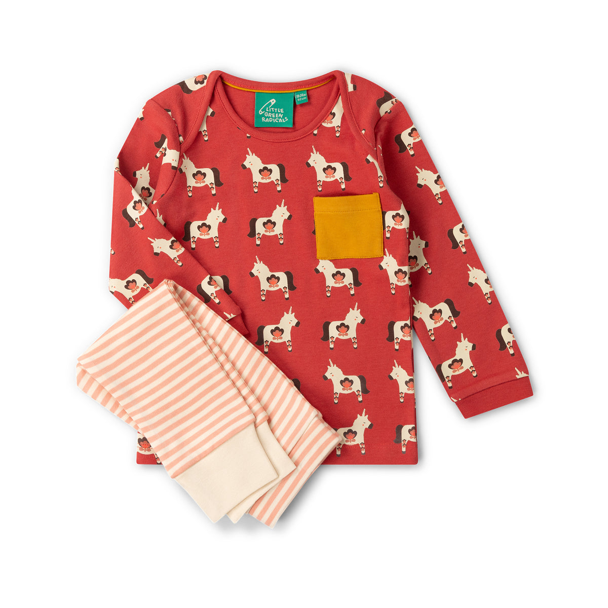 [Pre-Sale] Little Unicorns Organic T-Shirt & Jogger Playset: Purple