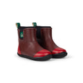 [Pre-Sale] Plum Natural Rubber Ankle Rain Boots: Purple