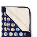 [Pre-Sale] Sun Folk Sherpa Hooded Organic Baby Blanket: Blue