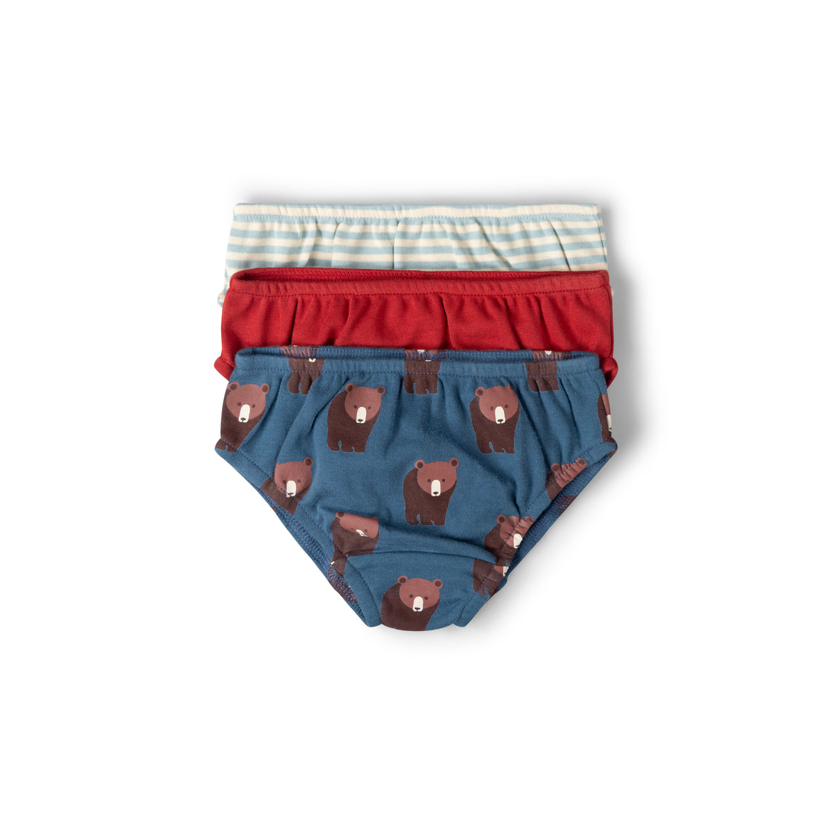 [Pre-Sale] Blue Bears Organic Underwear 3 Pack: Multi