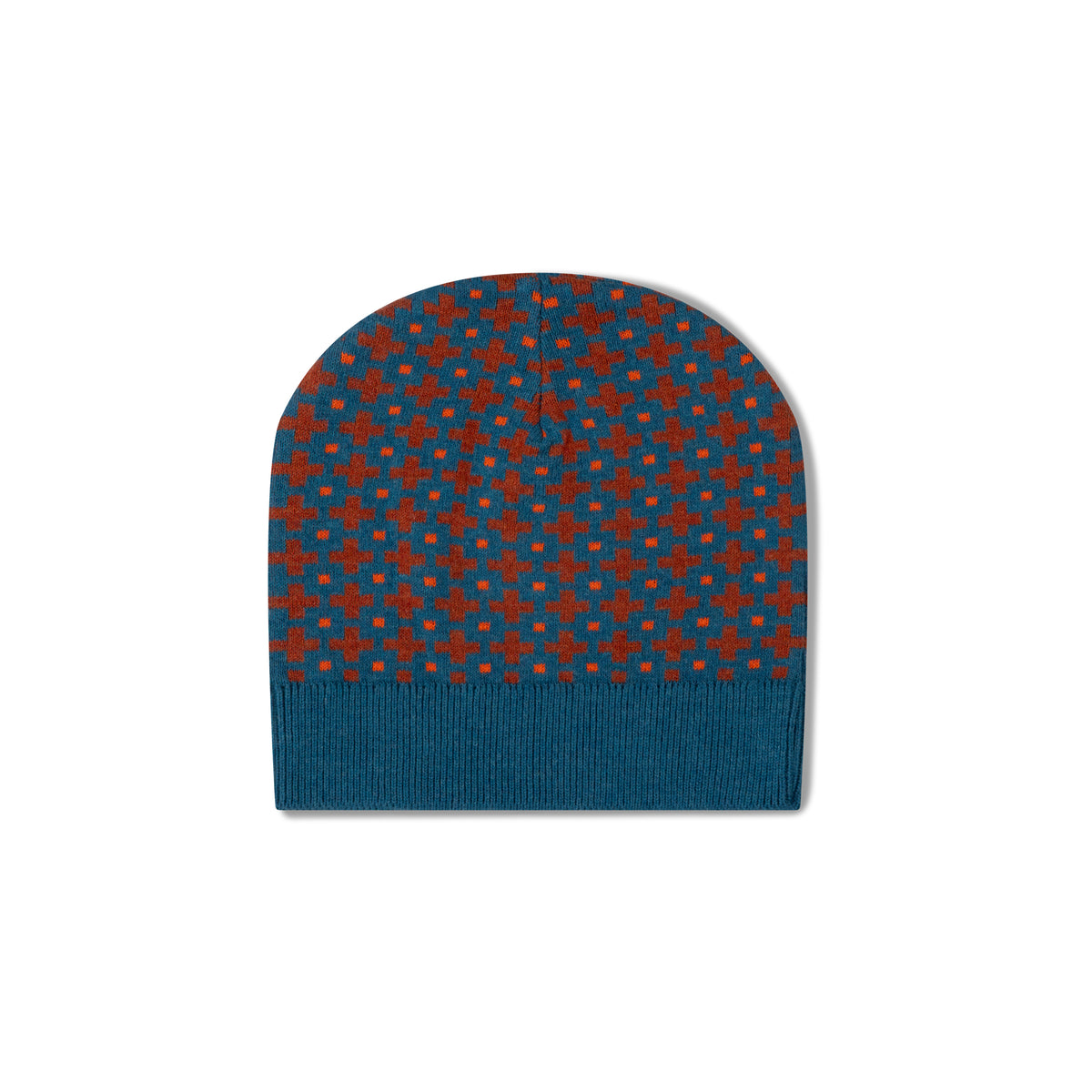 [Pre-Sale] Ginger Squares Knitted Beanie Hat: Multi