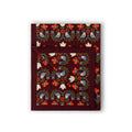 [Pre-Sale] Folk Birds Knitted Organic Baby Blanket: Purple