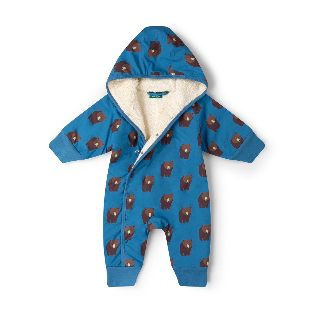 [Pre-Sale] Blue Bears Sherpa Lined Snowsuit: Blue