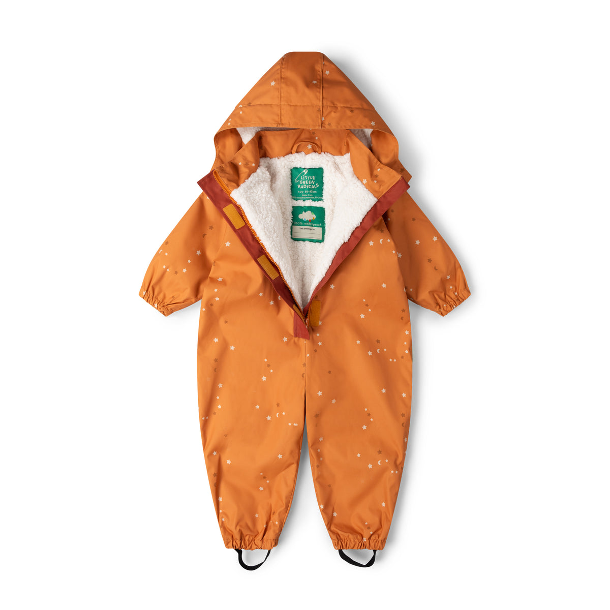 [Pre-Sale] Gold Stars Recycled Waterproof Winter Suit: Gold