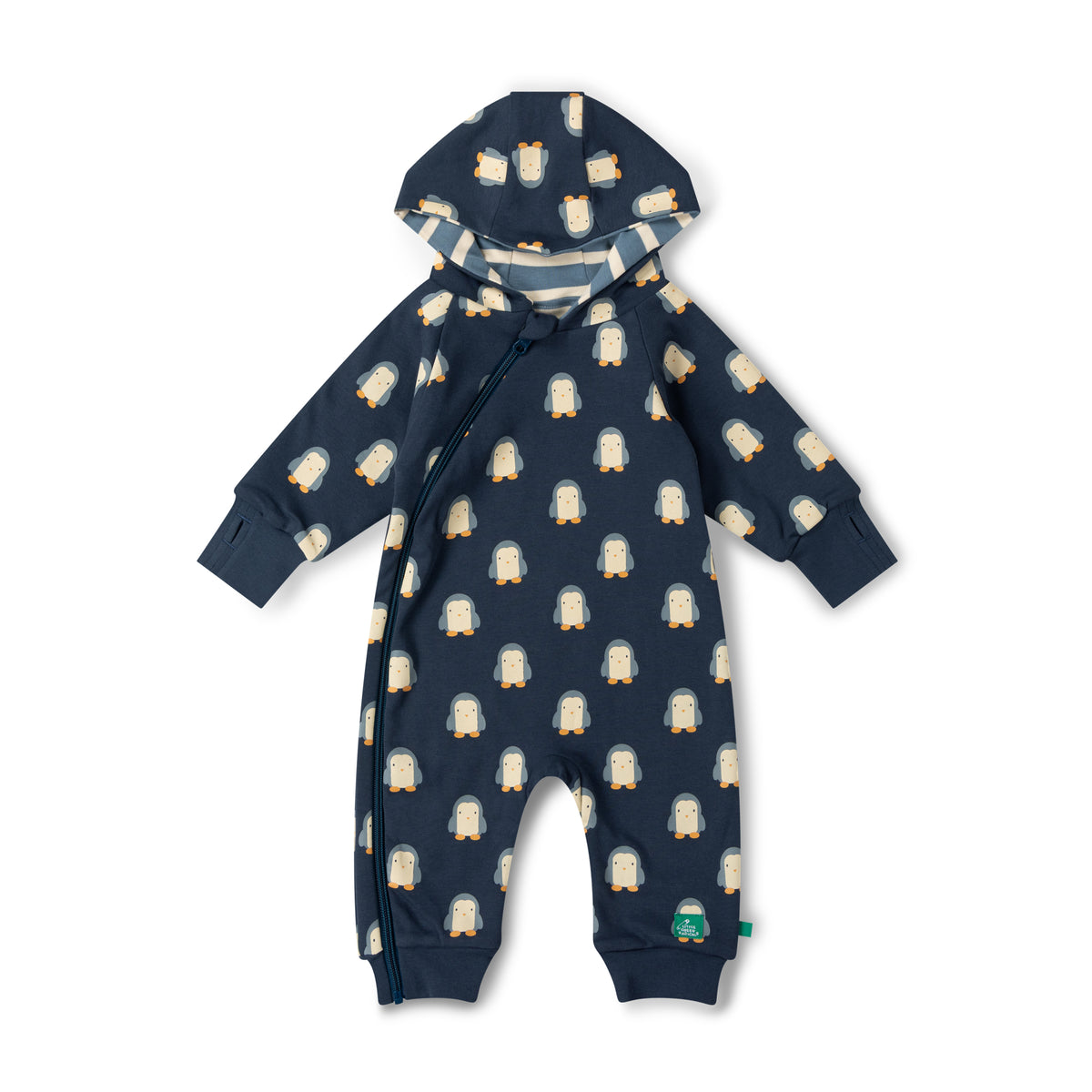 [Pre-Sale] Blue Penguins Hooded Snug Suit: Navy