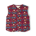 [Pre-Sale] Folk Birds Sherpa Lined Reversible Gilet: Purple