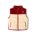 [Pre-Sale] Plum Zip Up Recycled Cosy Fleece Gilet: Purple