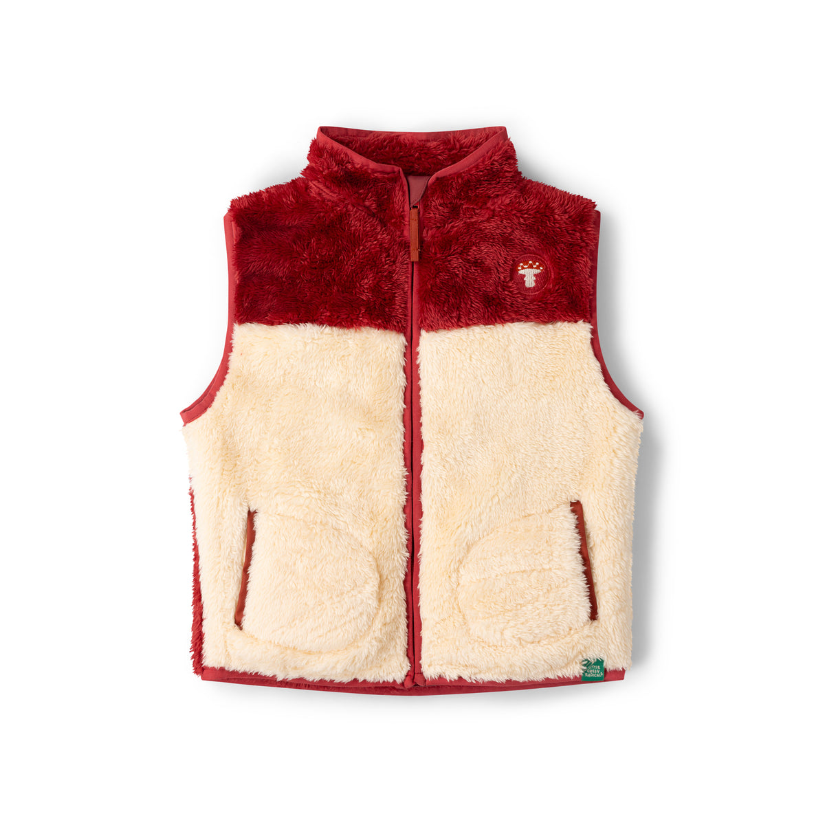 [Pre-Sale] Plum Zip Up Recycled Cosy Fleece Gilet: Purple