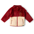 [Pre-Sale] Plum Zip Up Cosy Recycled Cosy Fleece Jacket: Purple