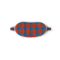 [Pre-Sale] Burnt Ochre Check Organic Adult Eye Mask: Multi