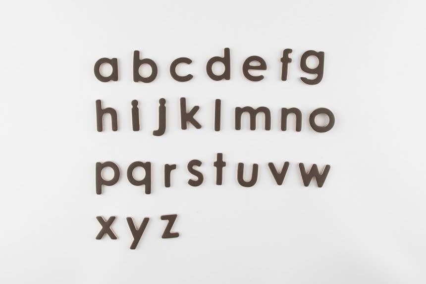 Magnetic Lowercase Alphabet Set