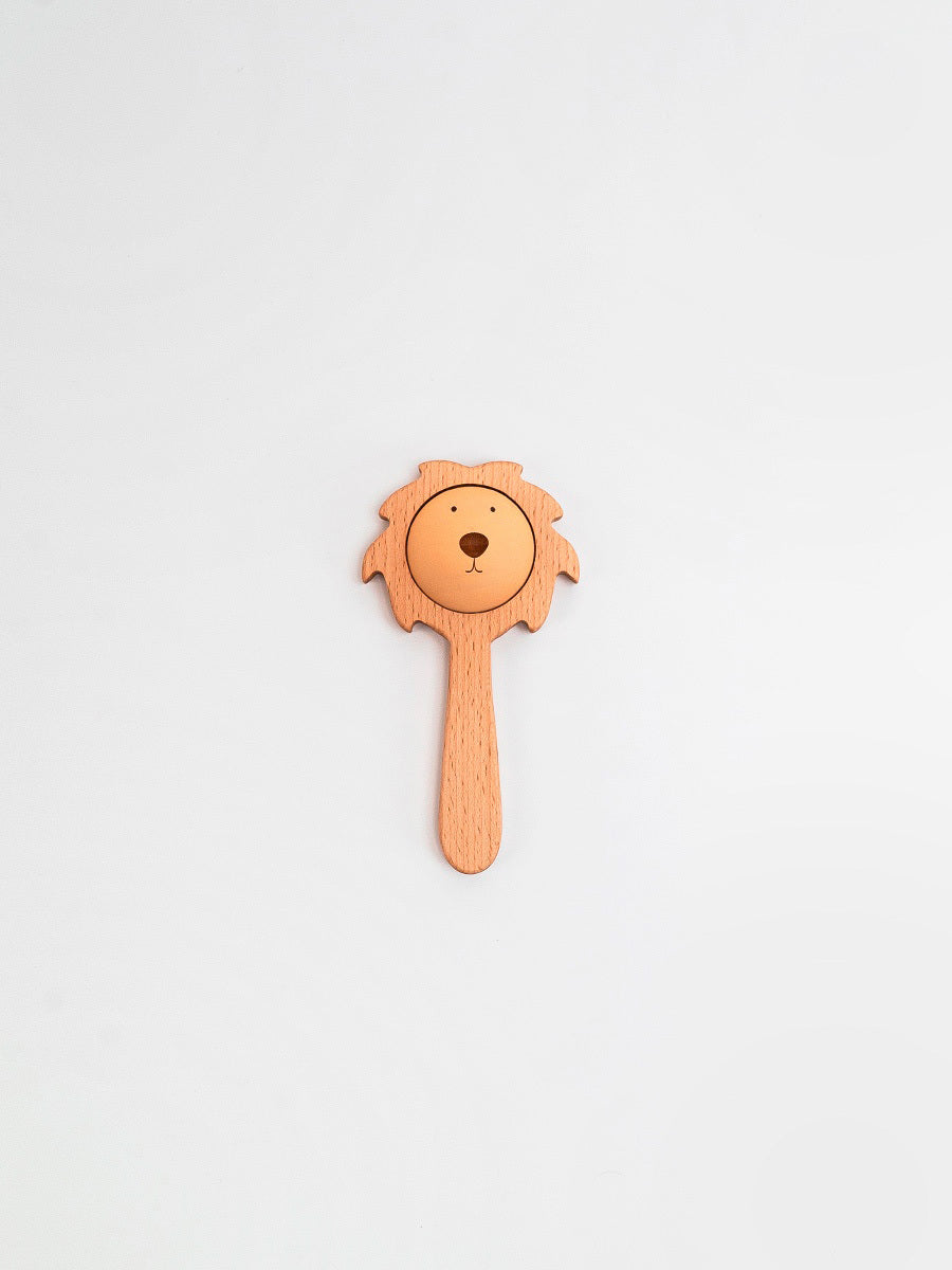 Lion rattle / Beige