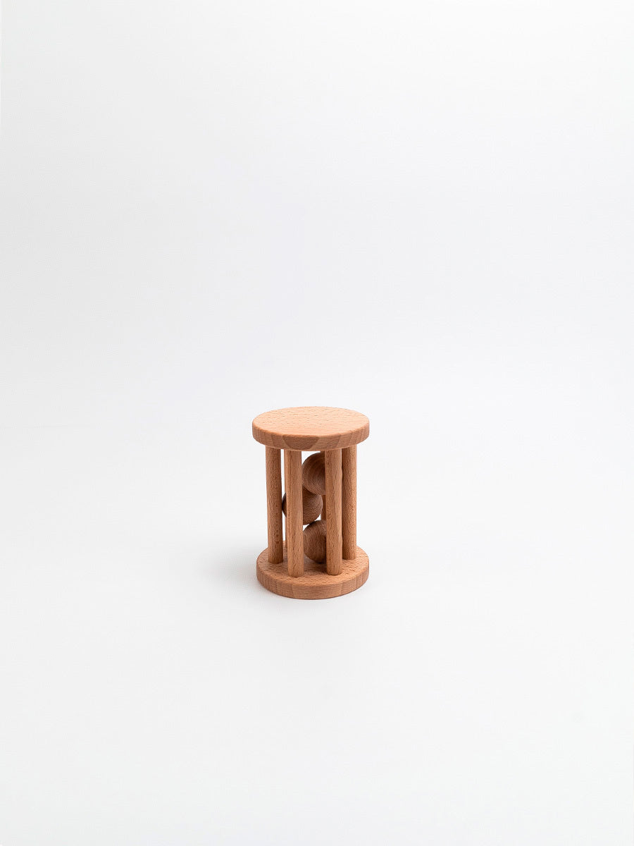 Balls rolling rattle / Natural