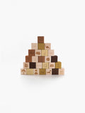 English Alphabet Blocks Set / Olive