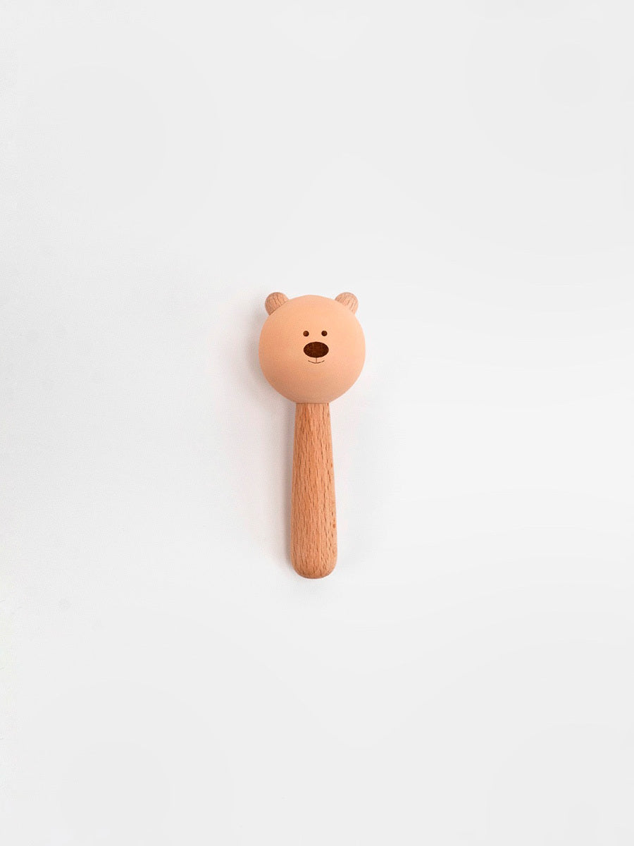 Bear rattle / Beige