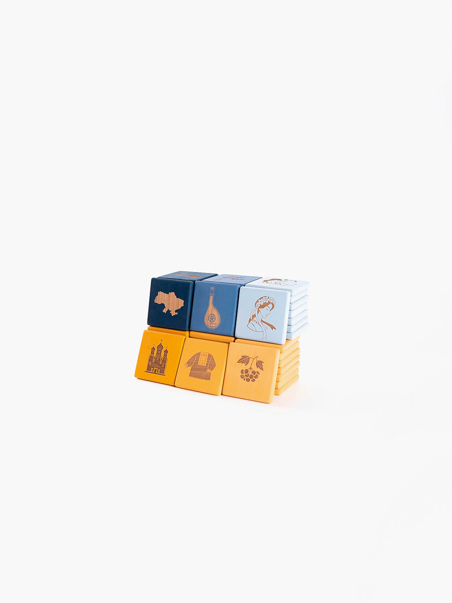Memory game "Ukrainian symbols"