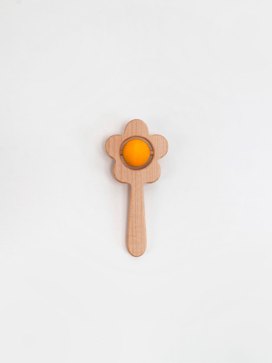 Flower Rattle / Yellow